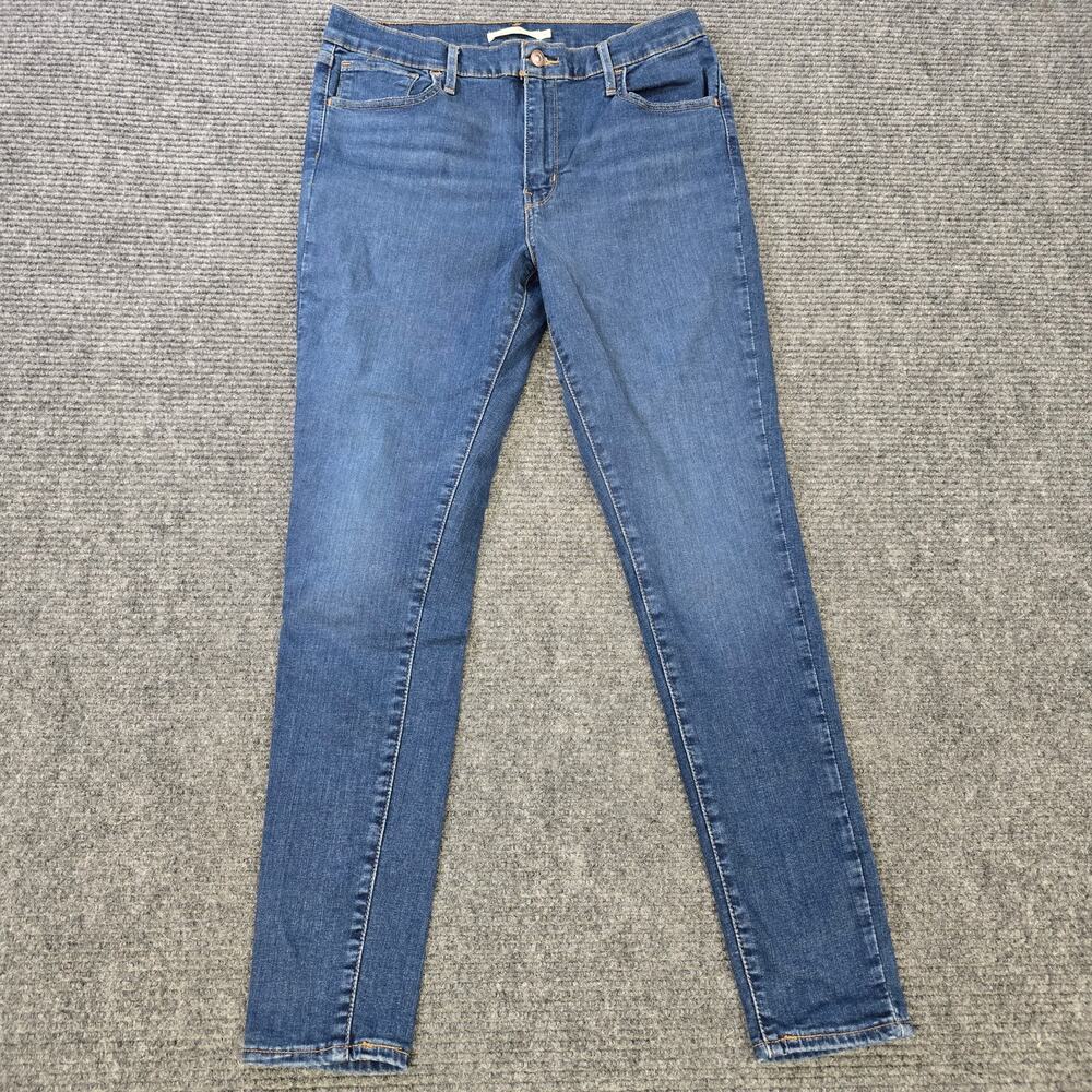 Levis 720 Jeans Womens 32x30 Blue High Rise Super Skinny Stretch